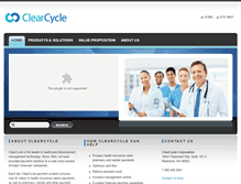 Tablet Screenshot of clearcycle.com